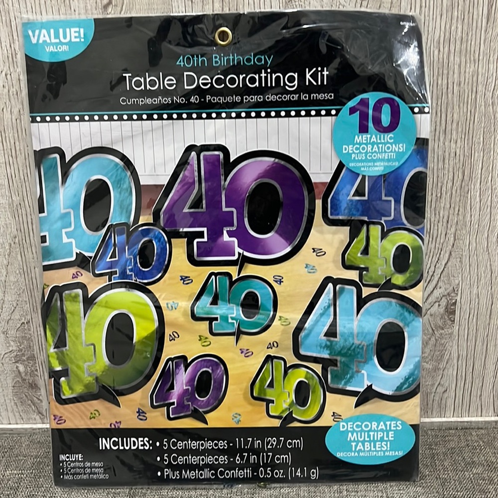 40th Birthday Party Decorations